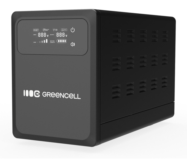 Green Cell OUTLET - AVR UPS 2000VA 1200W PowerCore 24 VDC z LCD - 1546064 - zdjęcie 2